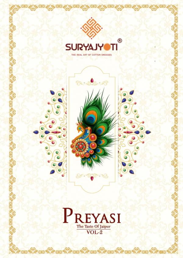 Suryajyoti Preyasi Vol-2 Cotton Designer Exclusive Dress Material